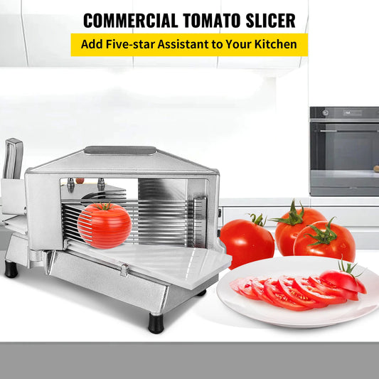 VEVOR Commercial Tomato Cheese Slicer Bench Sharp Blades Kitchen Appliance Stainless Steel Home Manual Vegetable Fruit Cutter