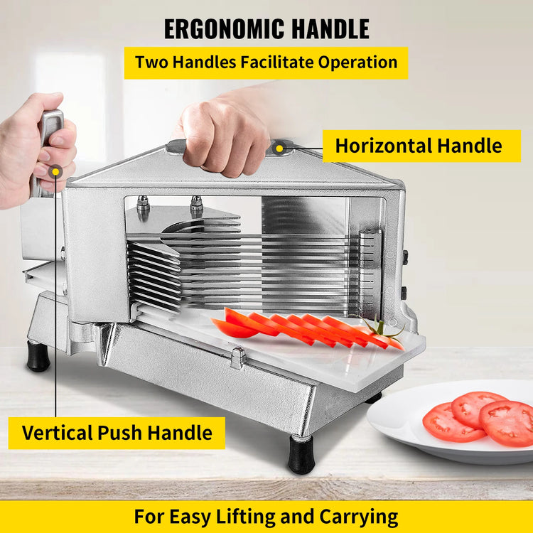 VEVOR Commercial Tomato Cheese Slicer Bench Sharp Blades Kitchen Appliance Stainless Steel Home Manual Vegetable Fruit Cutter