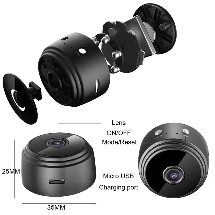 New A9 Mini Camera Wifi Camera 1080P HD Mini Recorder Wireless Mini Camera Video Surveillance Video Recorder Security Camera