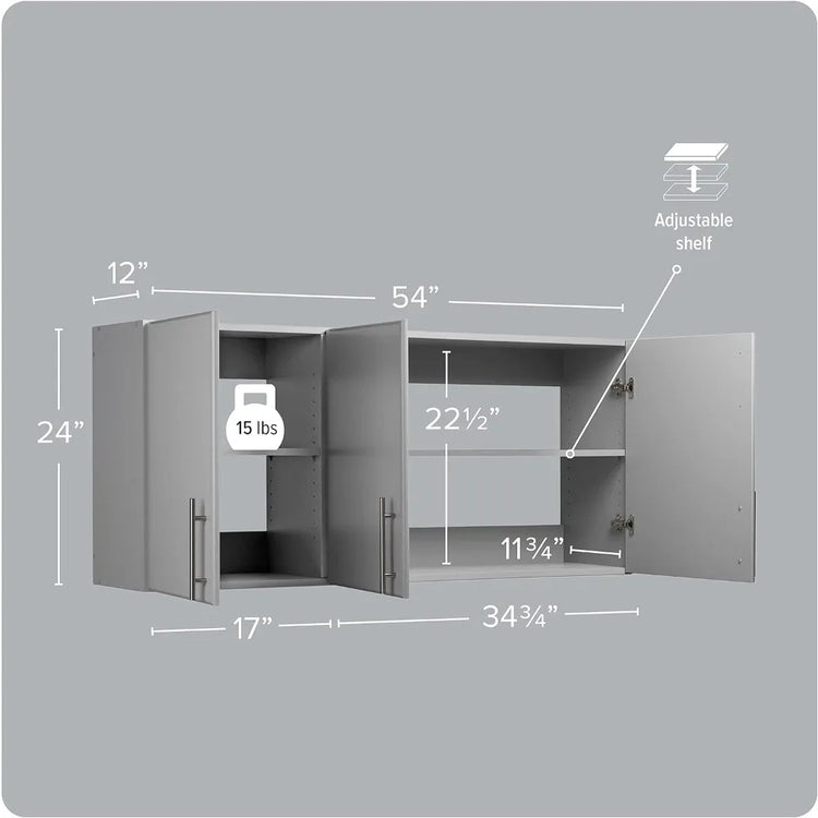 Kitchen Pantry Cabinet, 2 Adjustable Shelve and 3 Storage Space, Freestanding Storage Cabinets Organizer, Kitchen Cabinet